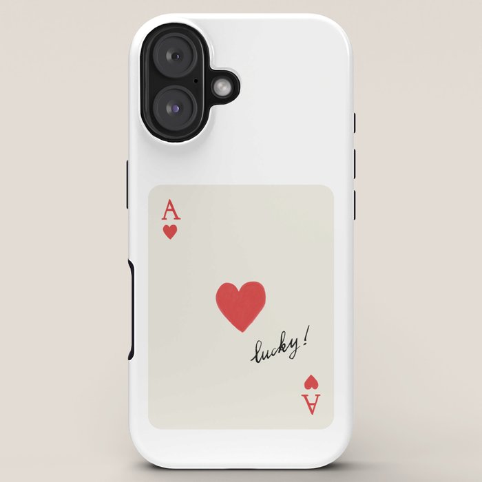 Ace of Hearts - Lucky Red iPhone Case Gallery Image 5