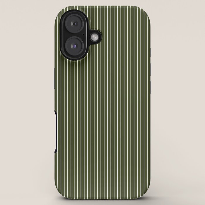 Lines #6 (Olive Green) iPhone Case Gallery Image 5