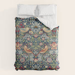 Strawberry Thief by William Morris Duvet Cover Gallery Image 1