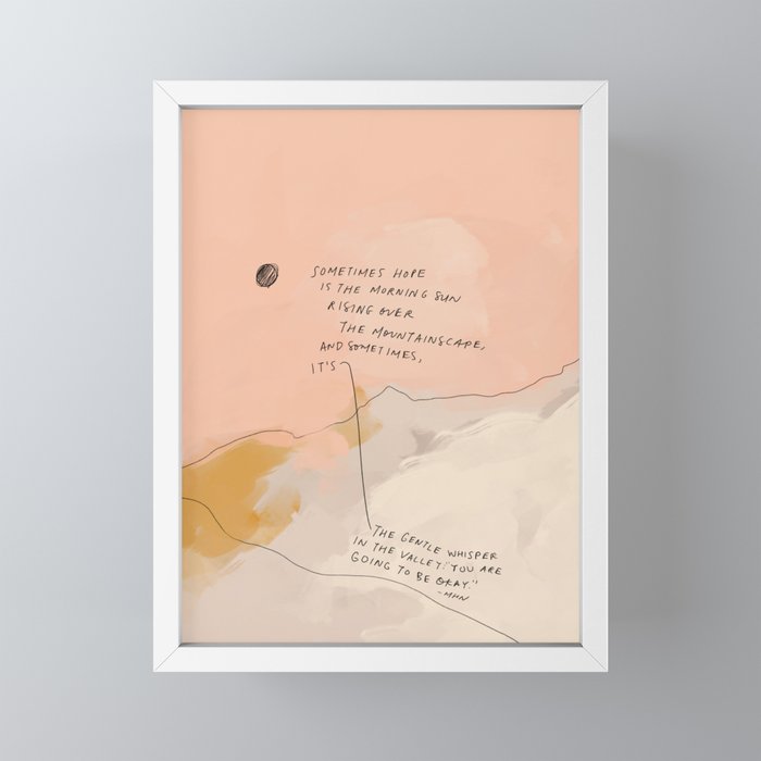 Sometimes Hope is Mini Art Print Gallery Image 4