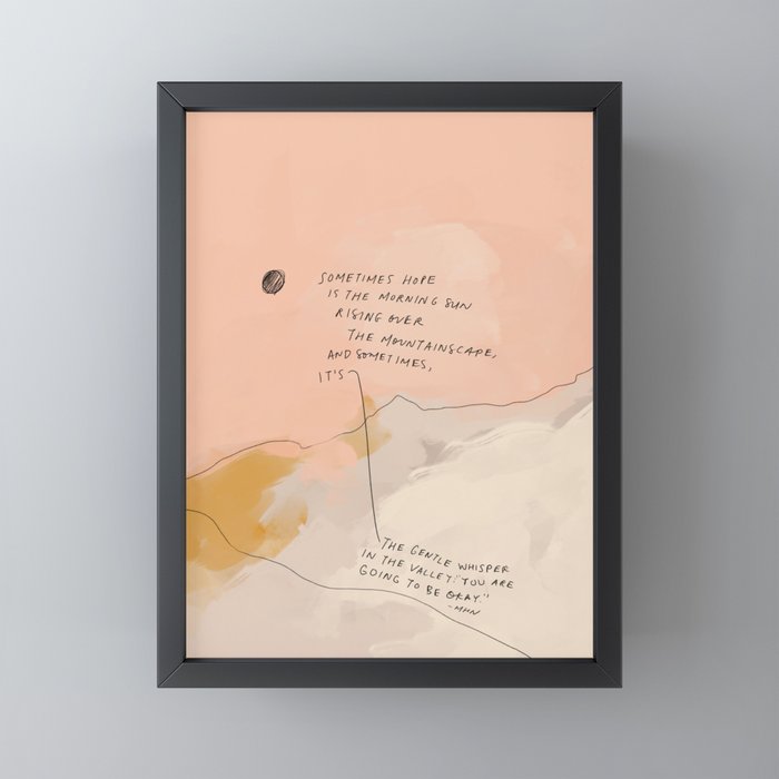 Sometimes Hope is Mini Art Print Gallery Image 3