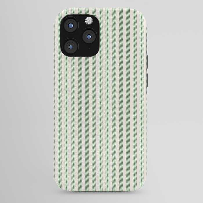 French Green Ticker Stripe iPhone Case Gallery Image 44