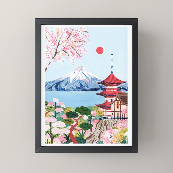 Mount Fuji Japan Mini Art Print Gallery Image 3