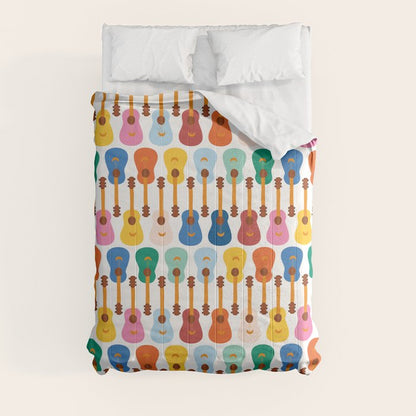 Colorful Guitars Comforter Gallery Image 3