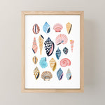 Under the Sea Shells Mini Art Print Gallery Image 1