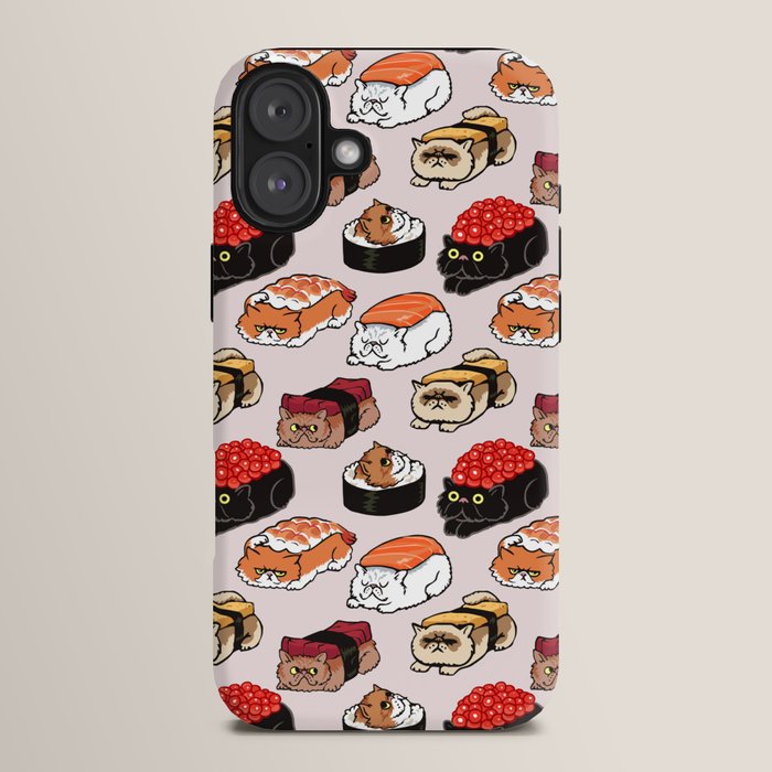 Sushi Persian Cat iPhone Case Gallery Image 14