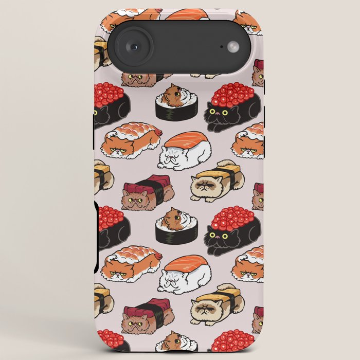 Sushi Persian Cat iPhone Case Gallery Image 6