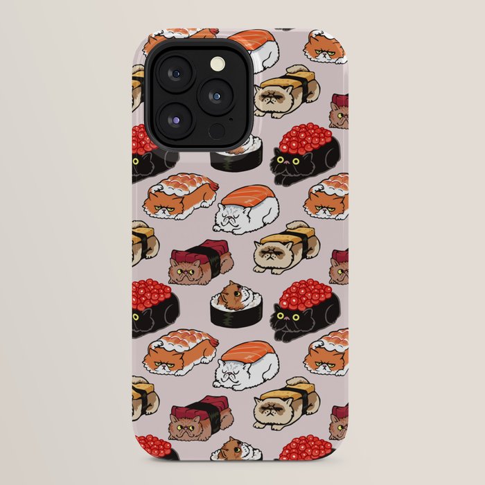 Sushi Persian Cat iPhone Case Gallery Image 32