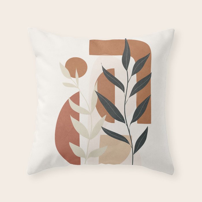 Branches Design 01 Throw Pillow Gallery Image 4