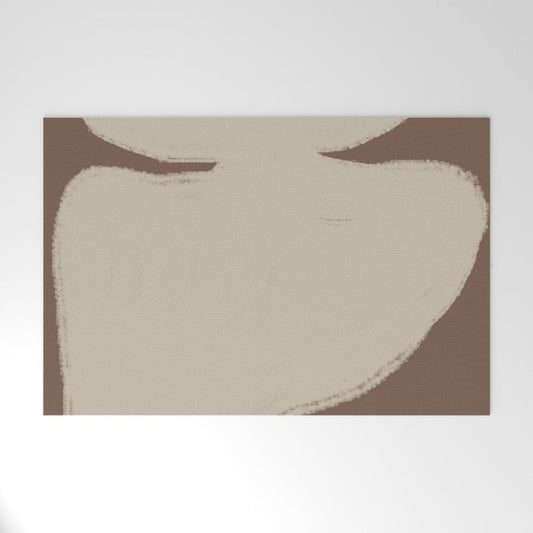 Modern Organic Neutral Shape Welcome Mat Gallery Image 1