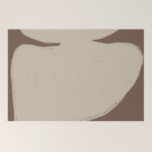 Modern Organic Neutral Shape Welcome Mat Gallery Image 2