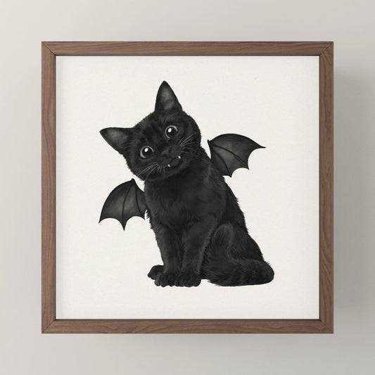 The Dreaded Vampurrr Mini Art Print Gallery Image 2