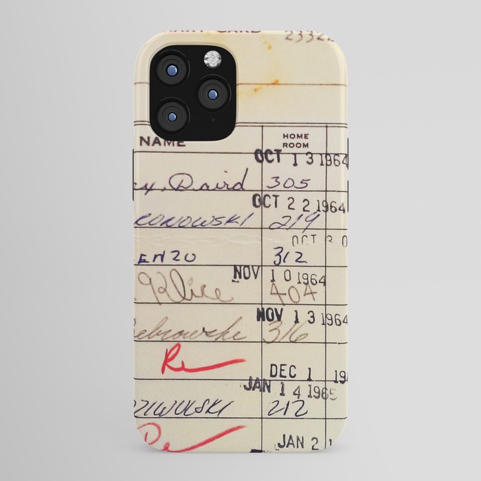 Library Card 23322 iPhone Case Gallery Image 43