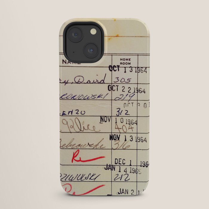 Library Card 23322 iPhone Case Gallery Image 25
