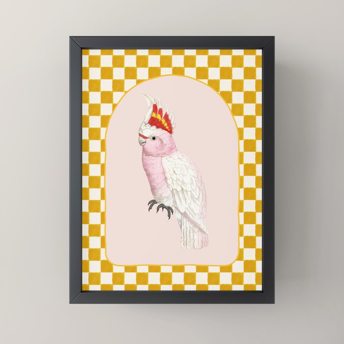 Pink Cockatoo Mini Art Print Gallery Image 3