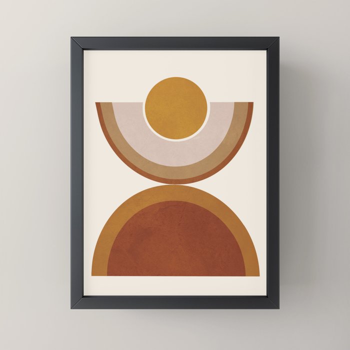 Modern Geometry Mini Art Print Gallery Image 3