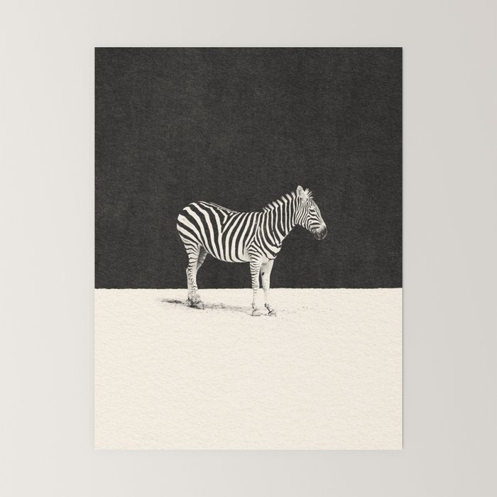 MINIMAL ANIMAL / Zebra Mini Art Print Gallery Image 6