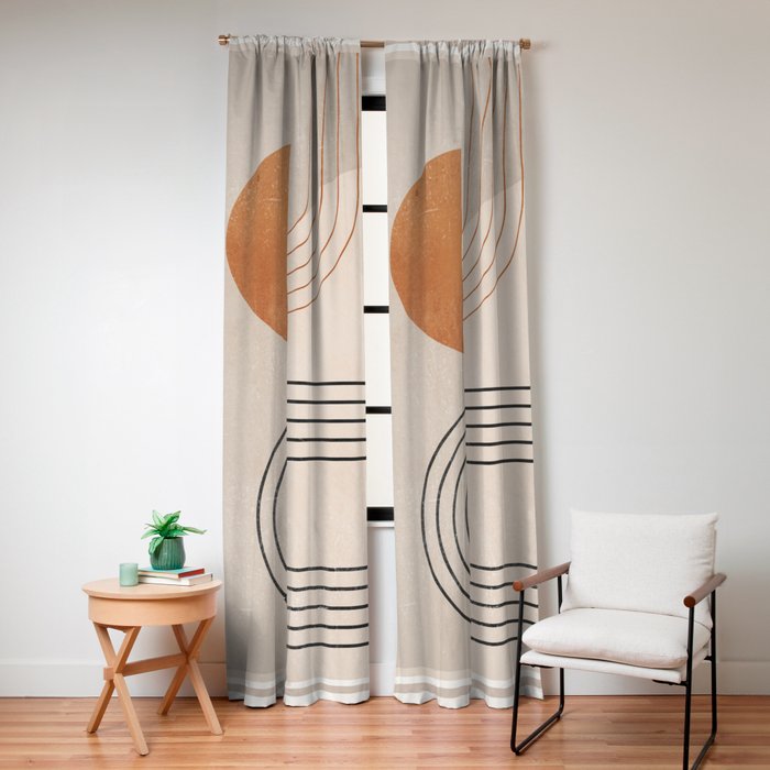 Minimal Geometric 138 Window Curtain Gallery Image 8