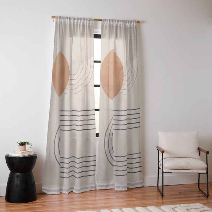Minimal Geometric 138 Window Curtain Gallery Image 14