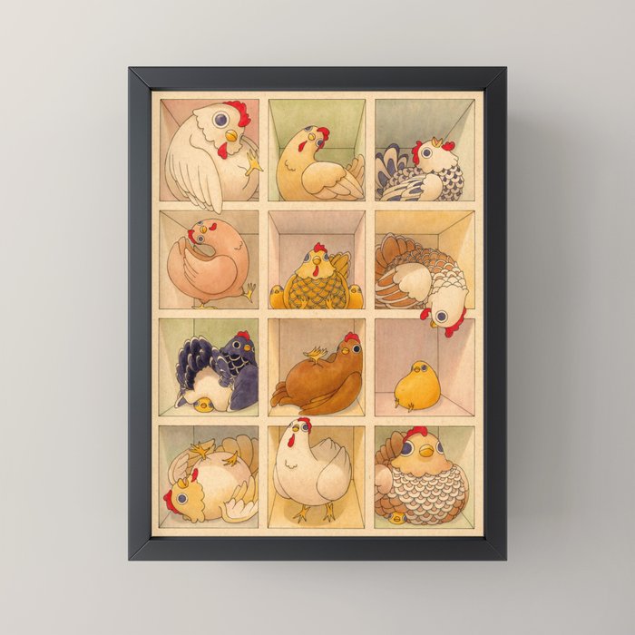 Chicken Coop Mini Art Print Gallery Image 3