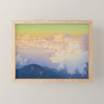 Above the Clouds (Un-Hyo) Vintage Beautiful Japanese Woodblock Print Hiroshi Yoshida Mini Art Print Gallery Image 1