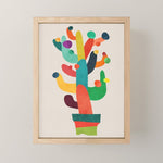 Whimsical Cactus Mini Art Print Gallery Image 1