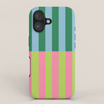 Vibrant Stripe Design: Modern Colorful Pattern for Dynamic Visuals iPhone Case Gallery Image 1