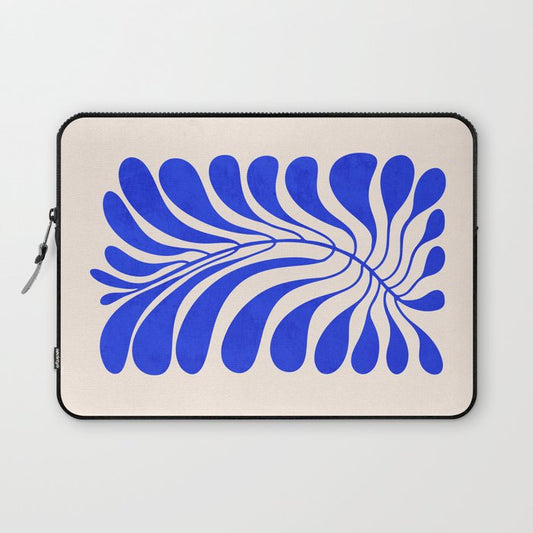 Electrik Blue Ferns: Matisse Edition Laptop Sleeve Gallery Image 1