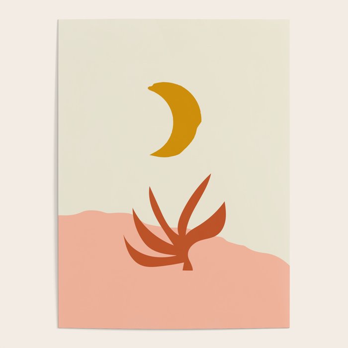 Waxing Crescent Moon Poster Gallery Image 4