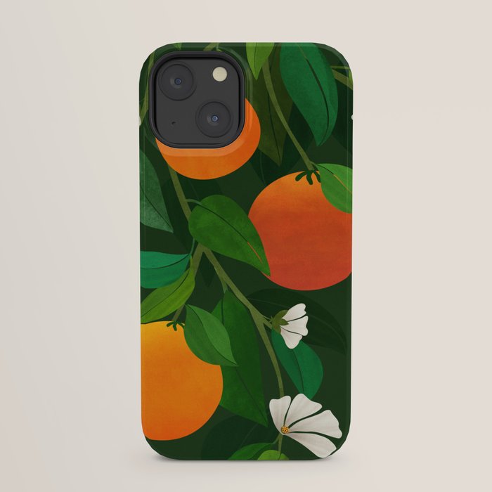 Oranges and Blossoms Botanical Illustration iPhone Case Gallery Image 29
