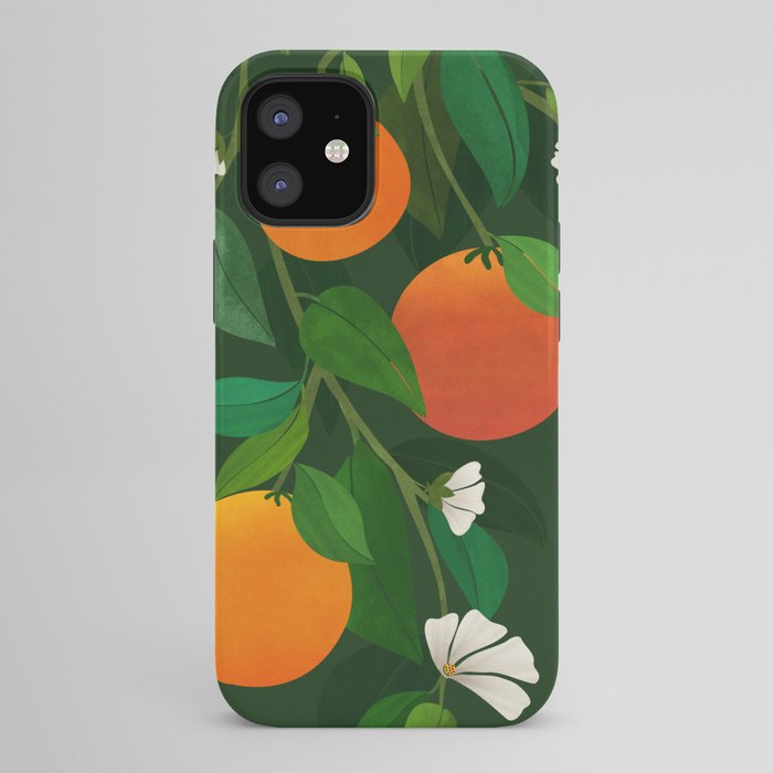 Oranges and Blossoms Botanical Illustration iPhone Case Gallery Image 42