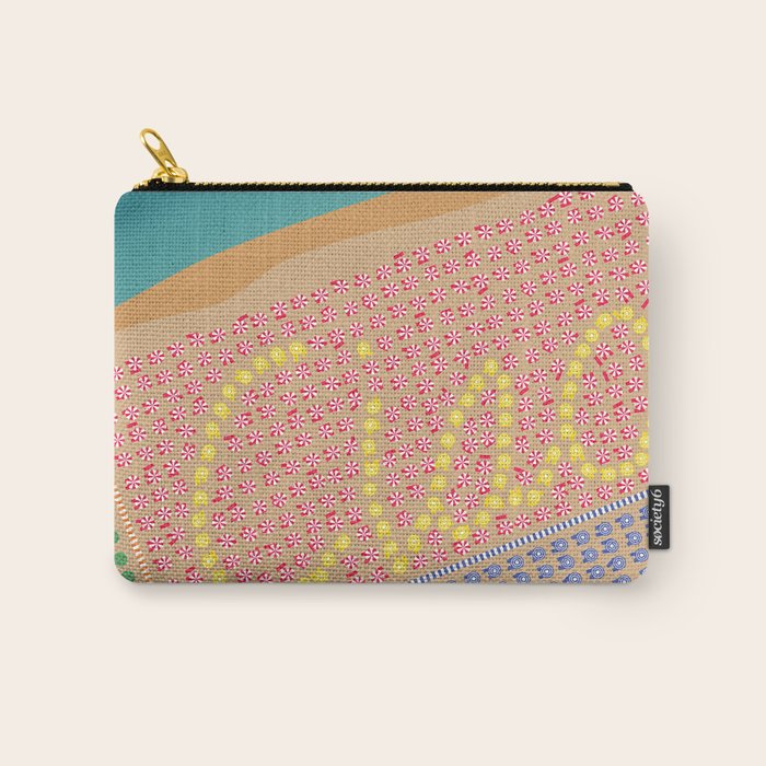 Ciao / Hello Italy Beach Umbrellas - Aerial Italian Carry All Pouch Gallery Image 1
