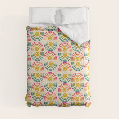 Smiley Rainbow Print Comforter Gallery Image 3