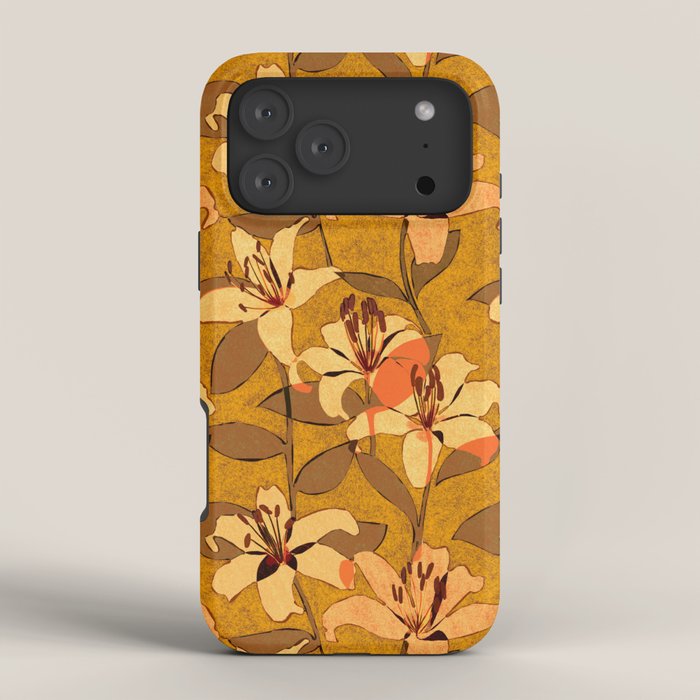 Tiger Lily (ORANGE-RED) iPhone Case Gallery Image 4