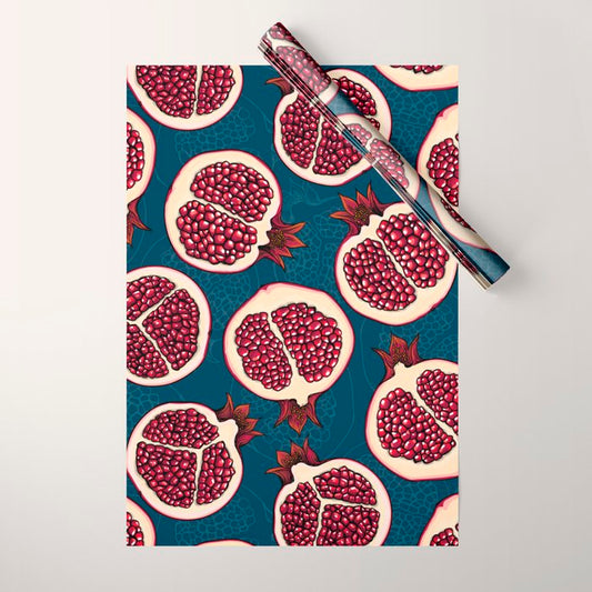 Pomegranate slices Wrapping Paper Gallery Image 1