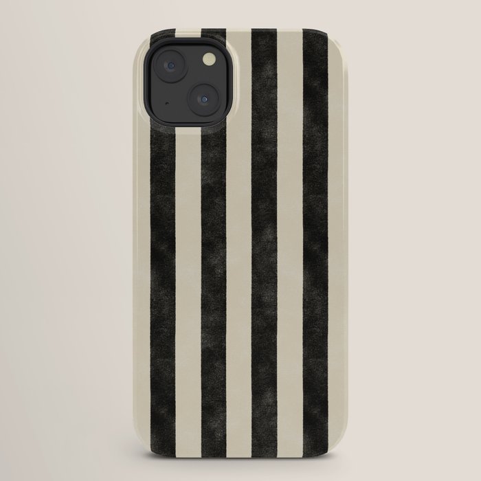 Cabana Stripe - black & cream iPhone Case Gallery Image 26