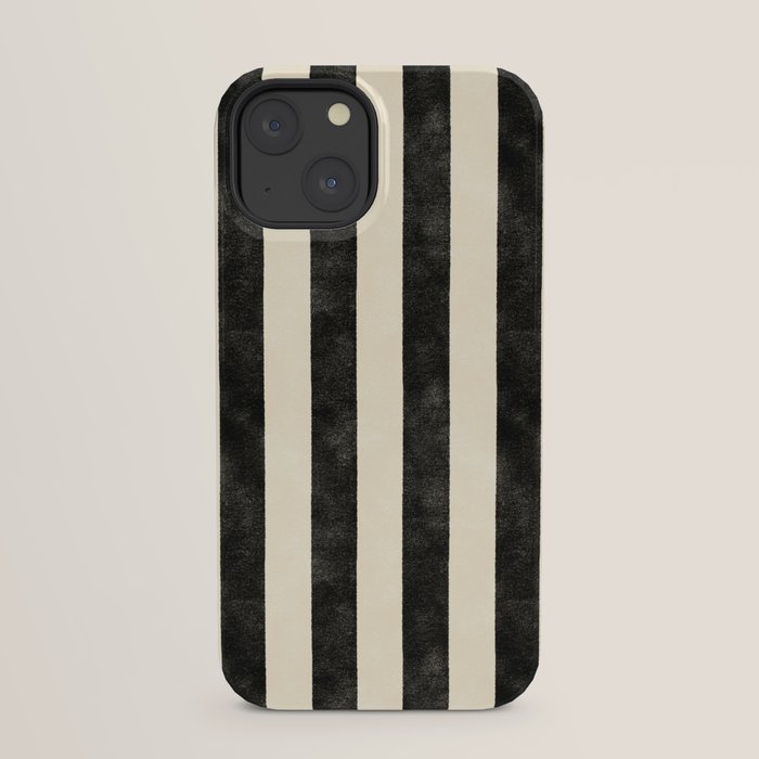 Cabana Stripe - black & cream iPhone Case Gallery Image 29