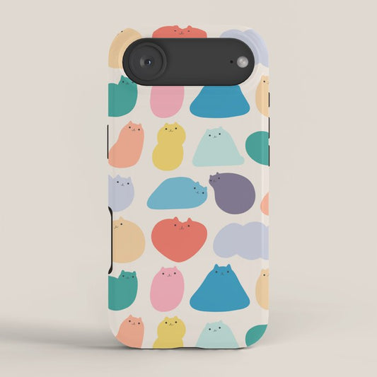 Cat Landscape 168 - Colourful Cats iPhone Case Gallery Image 2