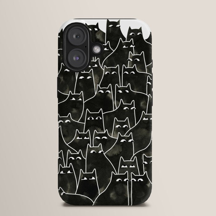 Suspicious Cats iPhone Case Gallery Image 13