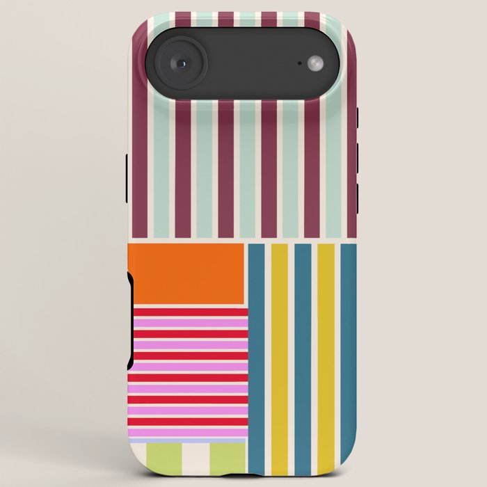 Playful patchwork iPhone Case Gallery Image 6