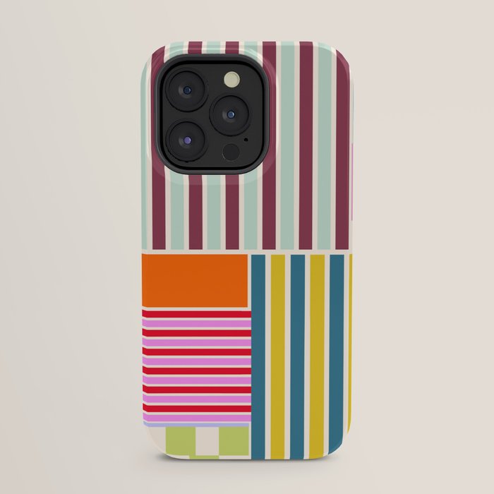Playful patchwork iPhone Case Gallery Image 23