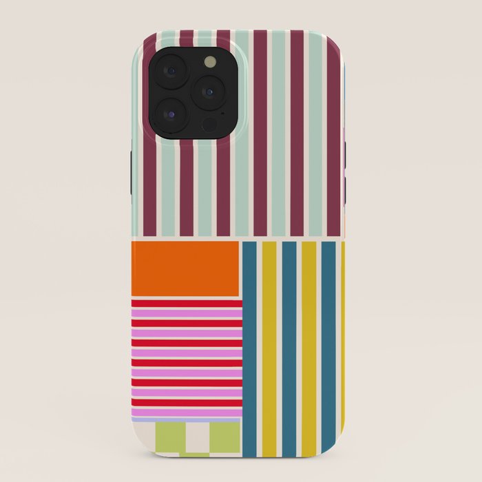 Playful patchwork iPhone Case Gallery Image 40