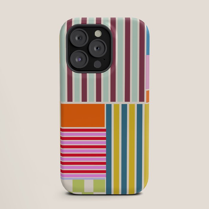 Playful patchwork iPhone Case Gallery Image 19