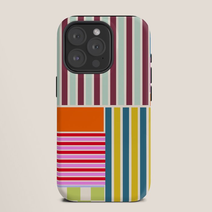 Playful patchwork iPhone Case Gallery Image 11
