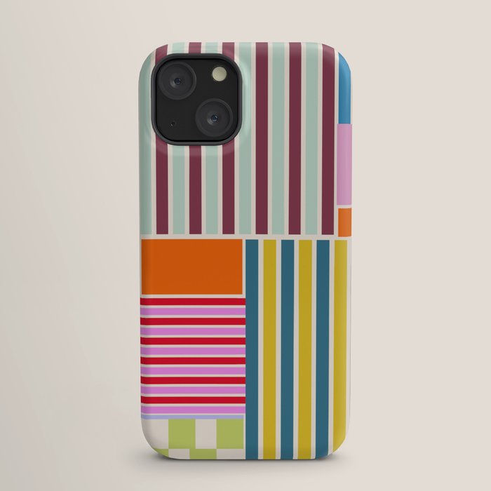 Playful patchwork iPhone Case Gallery Image 17