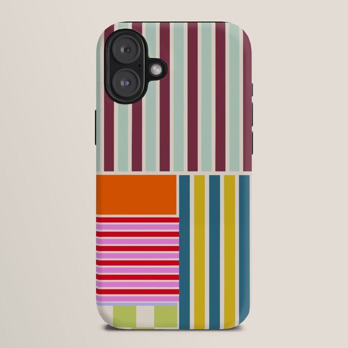 Playful patchwork iPhone Case Gallery Image 10