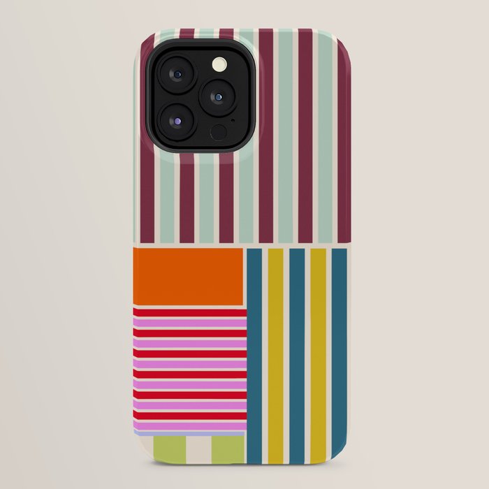 Playful patchwork iPhone Case Gallery Image 32