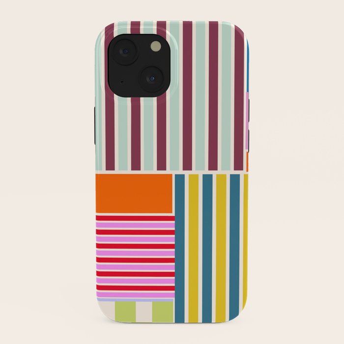 Playful patchwork iPhone Case Gallery Image 38