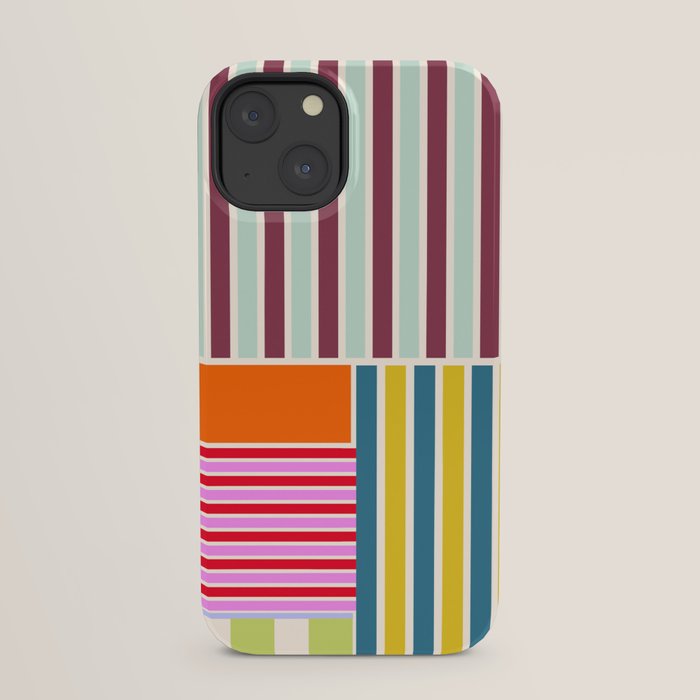 Playful patchwork iPhone Case Gallery Image 21