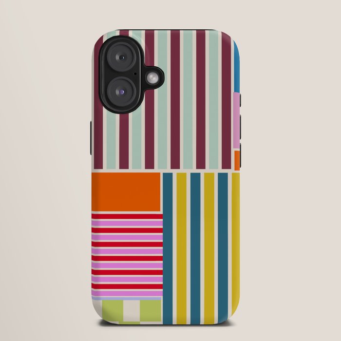 Playful patchwork iPhone Case Gallery Image 9